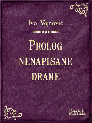 cover image of Prolog nenapisane drame